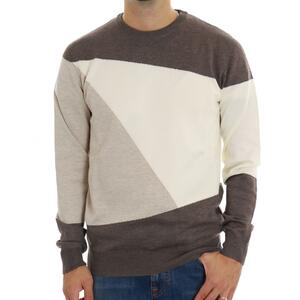 MAGLIA COLOR BLOCK SEINSE FANGO